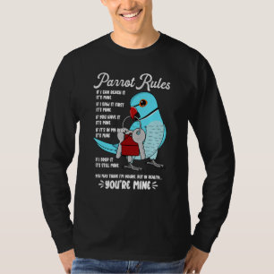 Camiseta Reglas de la Casa de Loros Es Mío I Anillo Azul In