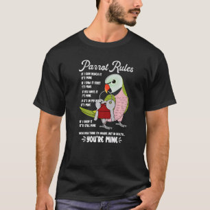 Camiseta Reglas de la Casa de Loros Es Mío Yo Bigote Perico