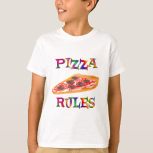 Camiseta Reglas de la pizza
