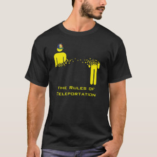 Camiseta Reglas de la Teleportación oscuras