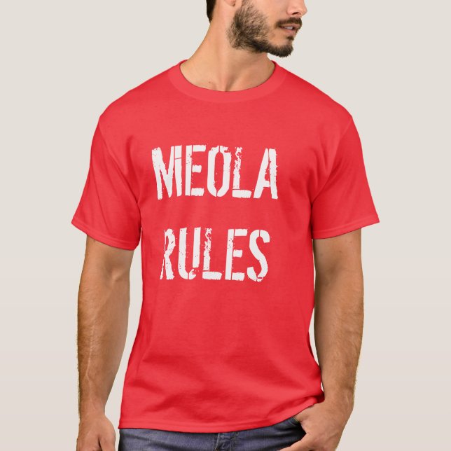 Camiseta Reglas de Meola (Anverso)
