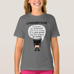 Camiseta Reglas de superhéroe