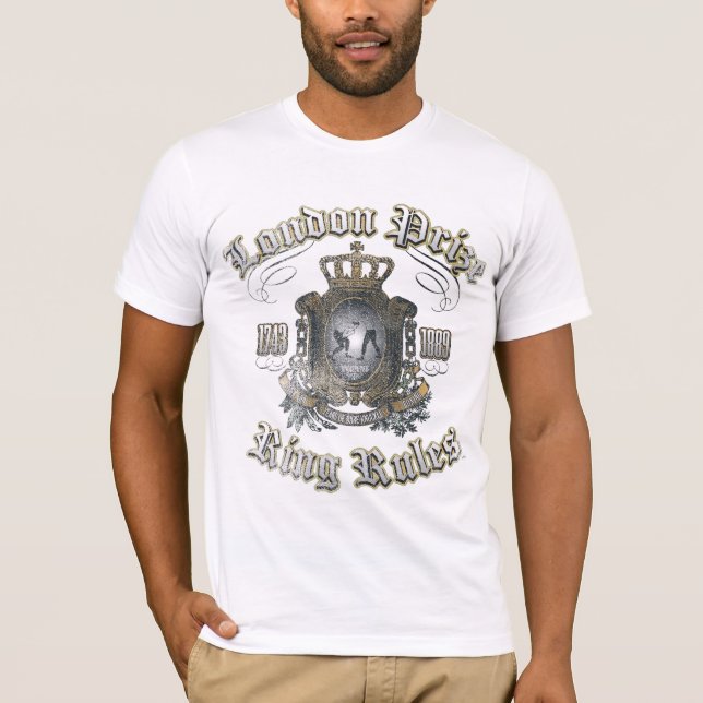 Camiseta Reglas del anillo premiado de Londres (Anverso)