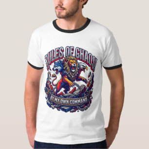 Camiseta Reglas Del Caos Por Mi Propio Mandato Bestia Híbri