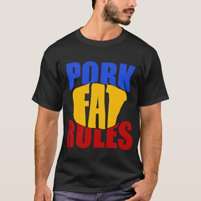 CAMISETA REGLAS DEL FAT DEL CERDO (Anverso)