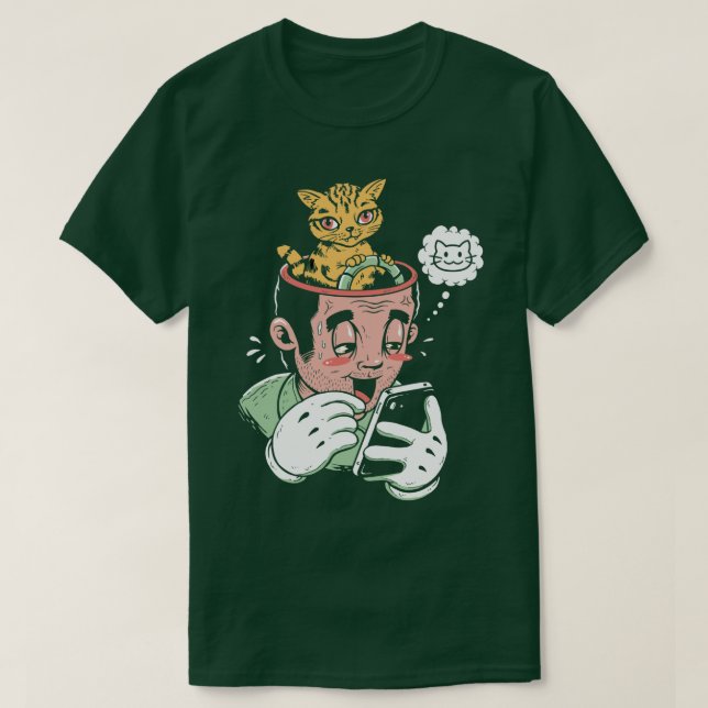 Camiseta Reglas del gato (Diseño del anverso)