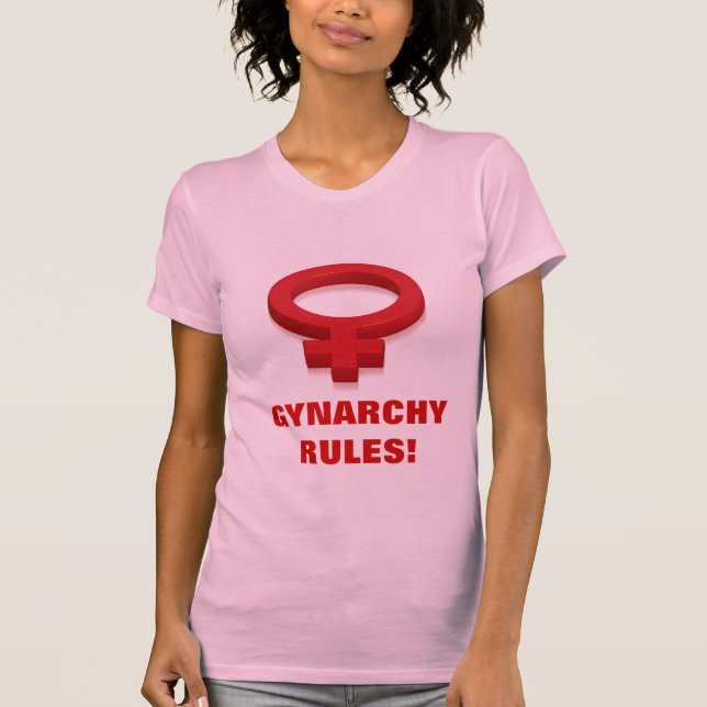 CAMISETA ¡REGLAS DEL GYNARCHY! (Anverso)