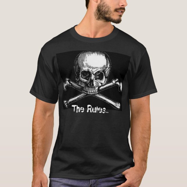 Camiseta Reglas del pirata (Anverso)