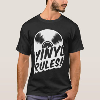 Camiseta reglas del vinilo