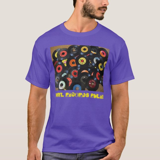 Camiseta Reglas del vinilo (Anverso)