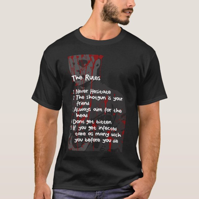 Camiseta reglas del Z-día (Anverso)