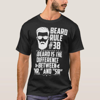 Camiseta Reglas divertidas de barba
