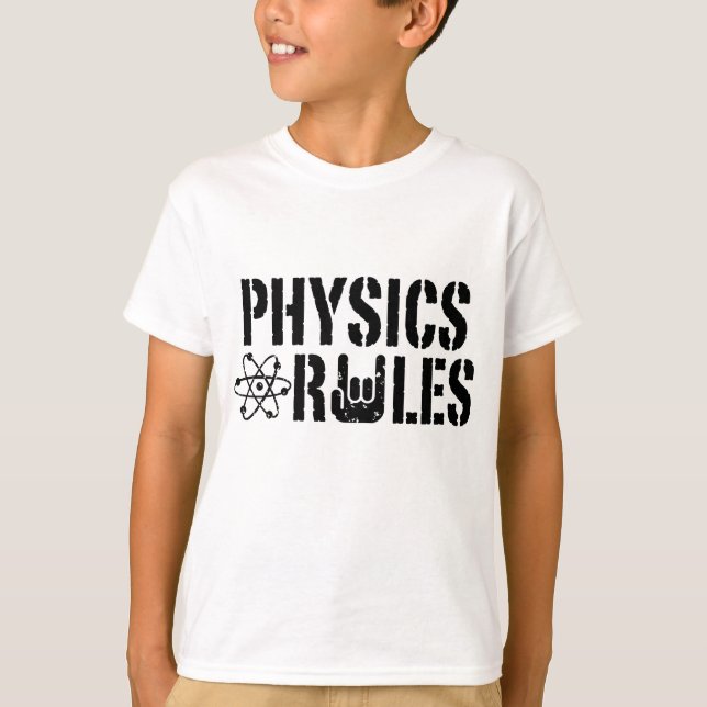 Camiseta Reglas Físicas (Anverso)