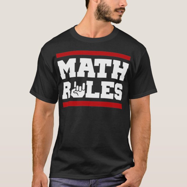 Camiseta Reglas matemáticas apuestas graciosas (Anverso)