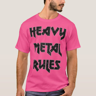 Camiseta Reglas Metalizado severas