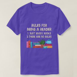 Camiseta Reglas para ser un lector