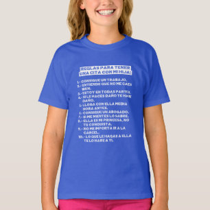 Camiseta Reglas para tener una cita con mi hija