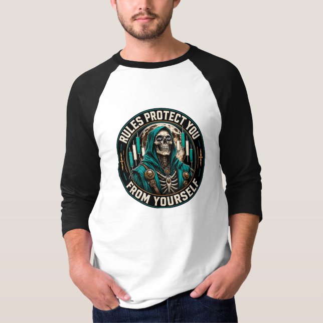 Camiseta Reglas te protegen de ti mismo (Anverso)