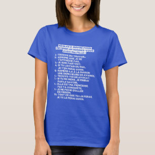 Camiseta Regles pour un rv avec ma fille