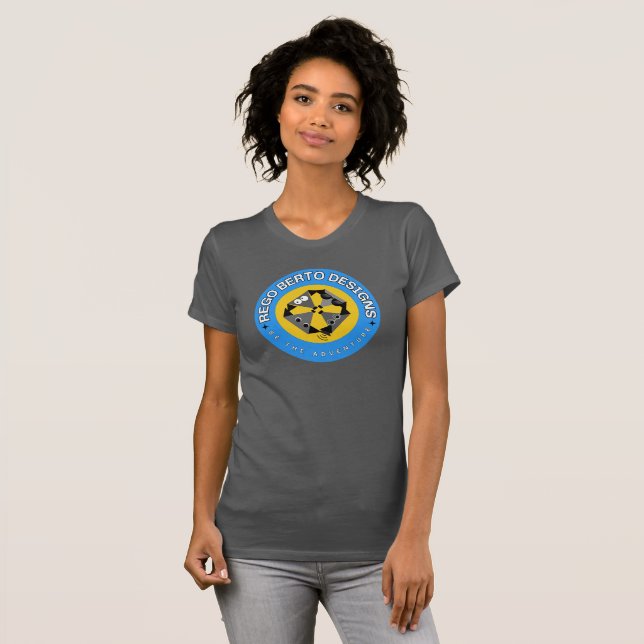 Camiseta Rego Berto Diseña, "Sé la aventura" (Anverso completo)