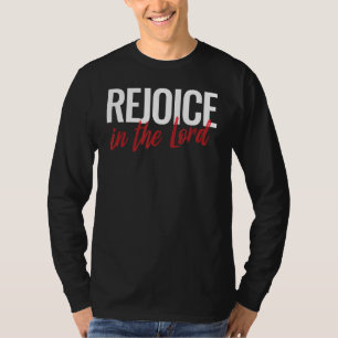 Camiseta Regocijo En La Cita V De La Biblia Cristiana Del S