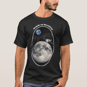 Camiseta Regresar a la Luna con Nave Espacial y URM Tierra