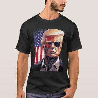 Camiseta Regresaré a Trump 2024 Guay Donald Trump Robot Cy