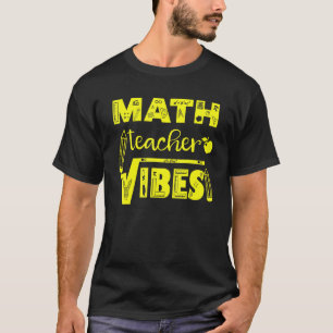Camiseta Regreso a Clases 1er Día Vibra de Profesor de Mate