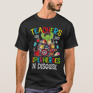 Camiseta Regreso a Clases Los Maestros Son Superhéroes Rega