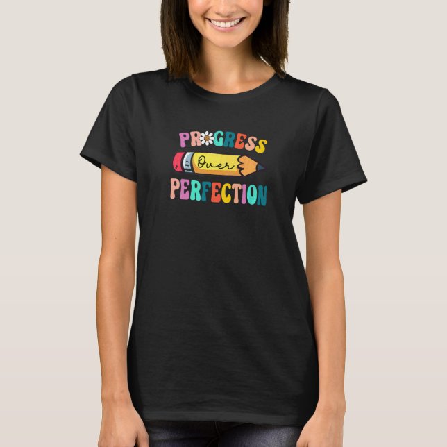 Camiseta Regreso a Clases Progreso Sobre Perfección Profeso (Anverso)