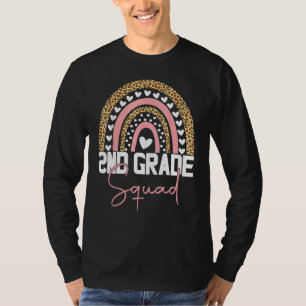 Camiseta Regreso a la Escuela Arcoíris 2do Segundo Grado Gr