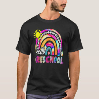 Camiseta Regreso a la Escuela Arcoíris Boho Tie Dye Profeso