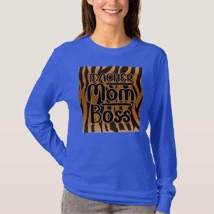 Camiseta Regreso a la Profesora Madre Jefa Mujer Regalo de
