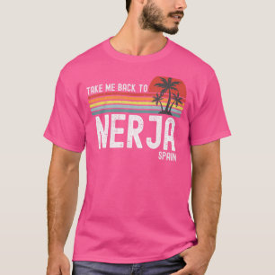 Camiseta Regreso A Nerja España Vintage Vacaciones