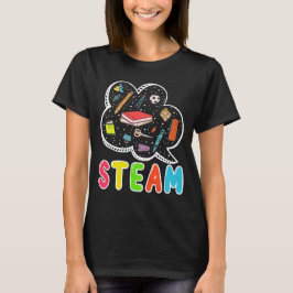 Camiseta Regreso al colegio de profesores con vapor gráfico