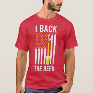 Camiseta Regreso al divertido patriota de la cerveza
