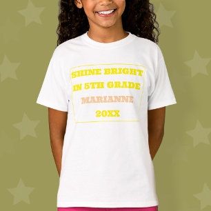 Camiseta Regreso Brillante a la Escuela 