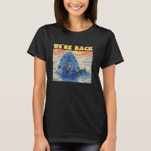 Camiseta Regreso de astronautas desde la estación espacial
