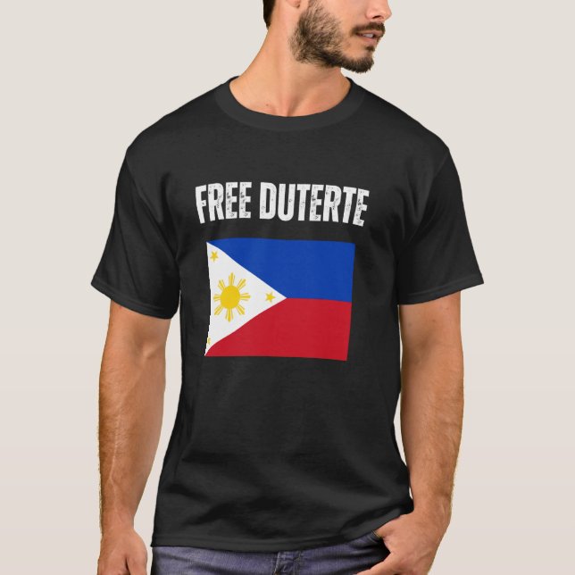 Camiseta Regreso de Duterte Trae a PRRD a Casa Apoya a Dute (Anverso)