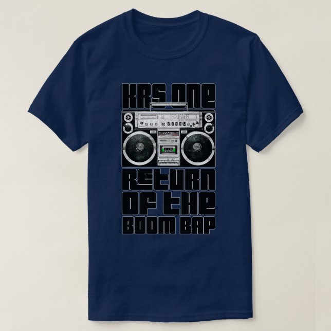 Camiseta Regreso De KRSOne De La Bap De La Boom (Diseño del anverso)