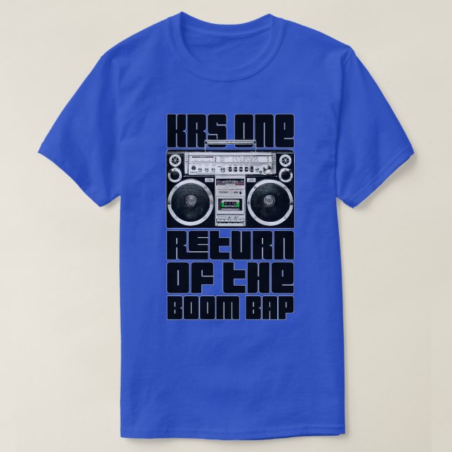 Camiseta Regreso De KRSOne De La Bap De La Boom (Diseño del anverso)