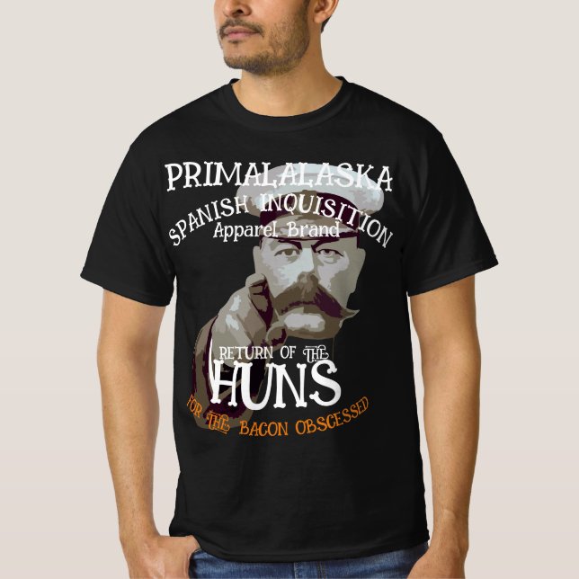 CAMISETA REGRESO DE LA INVESTIGACIÓN ESPAÑOLA DE LOS HUNOS (Anverso)