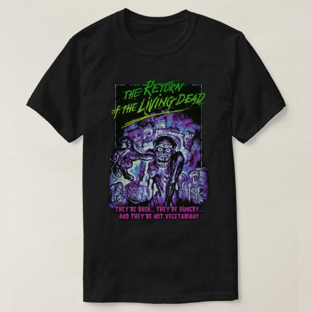 Camiseta Regreso de los muertos vivientes (Diseño del anverso)