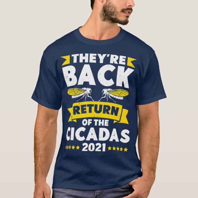 Camiseta Regreso Del Brood Cicada X 2021 Cicada (Anverso)