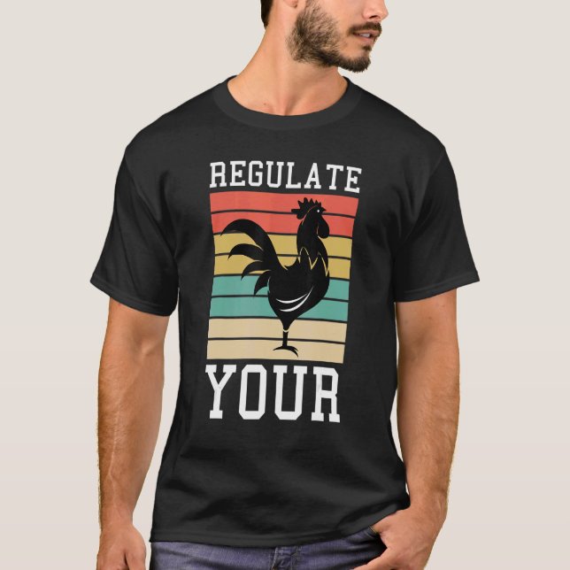 Camiseta Regula tu gallo de garantía de derechos de las muj (Anverso)