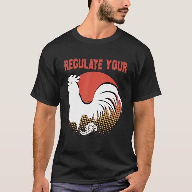 Camiseta Regula Tu Gallo Pollo Pro Elección (Anverso)