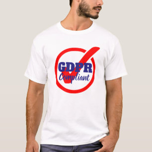 Camiseta Regulación general obediente de la protección de