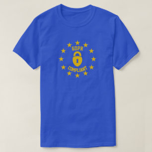 Camiseta Regulación general obediente de la protección de