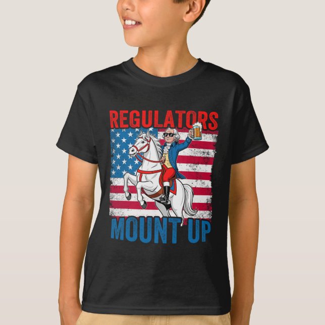 Camiseta Reguladores de Mount Up 4 de julio Día Independien (Anverso)