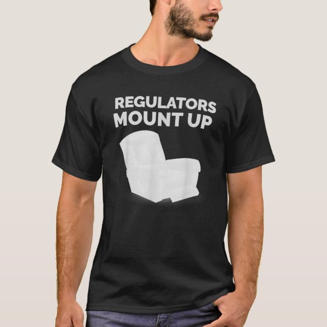 Camiseta Reguladores Montan Funny Silla Reclinadora (Anverso)